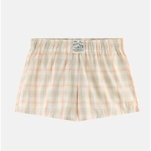 Dairy boy orange plaid boxer shorts - size S/M